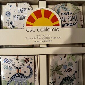 Birthday Gift Tags - Dinosaur Themed!  2 Boxes / New / Total of 40 gift tags (x)